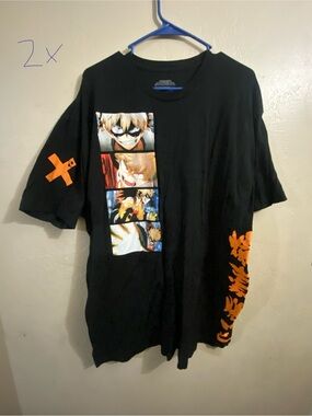 Funanimation My Hero Academia Bakugo T Shirt Black size 2x